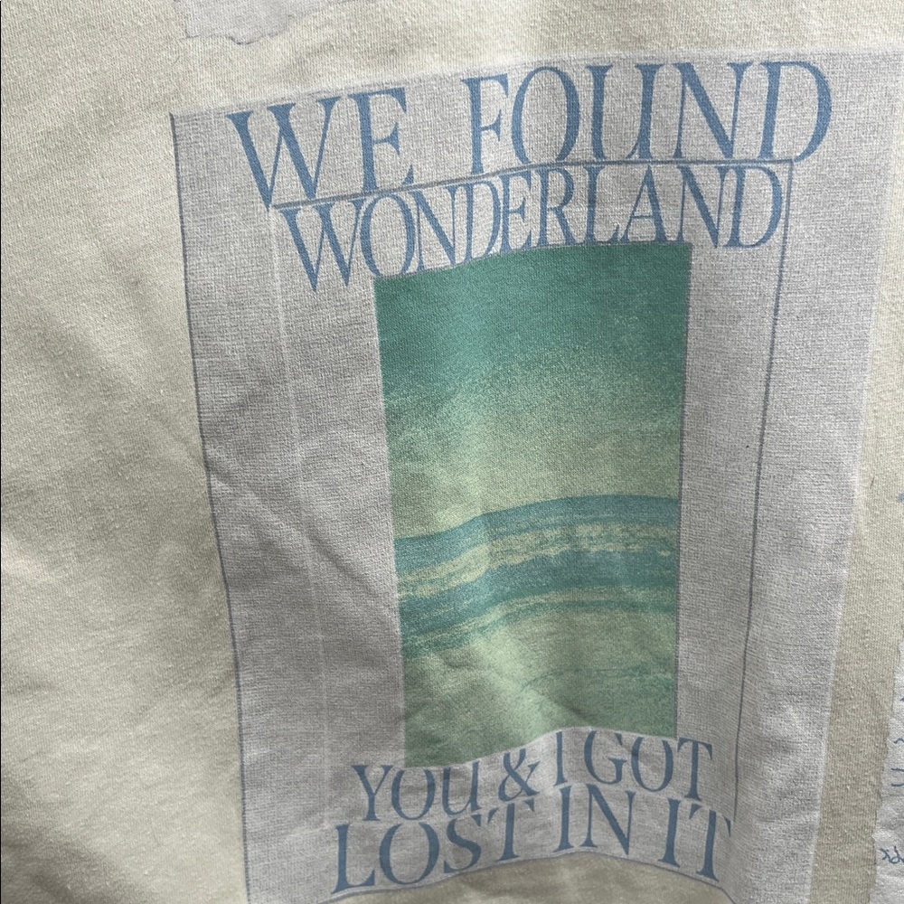 TAYLOR SWIFT WE FOUND WONDERLAND QUARTER ZIP PULLOVER 2XL - Picture 7 of 9